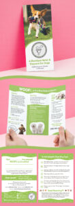 WOOF brochure and paper handouts