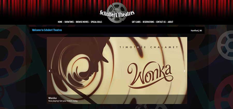 Schubert Theatres screenshot